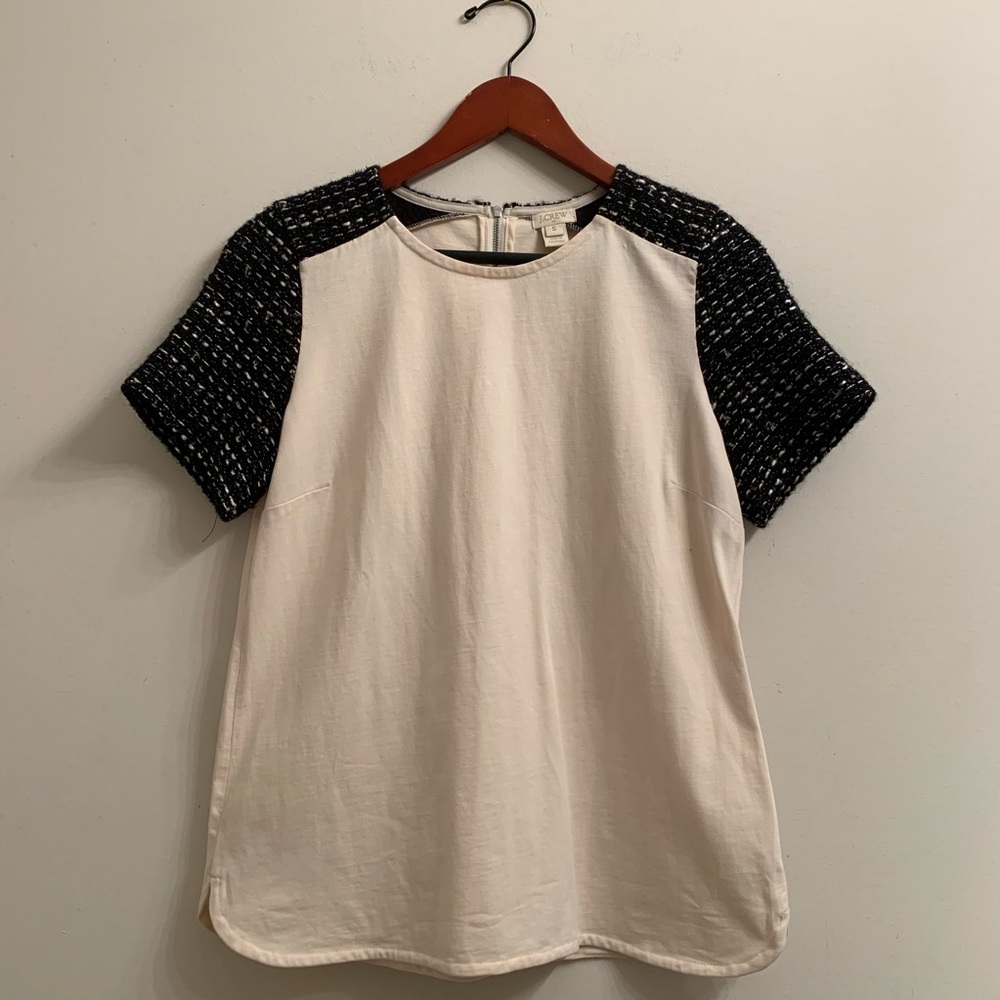 J Crew Factory Tweed shirt